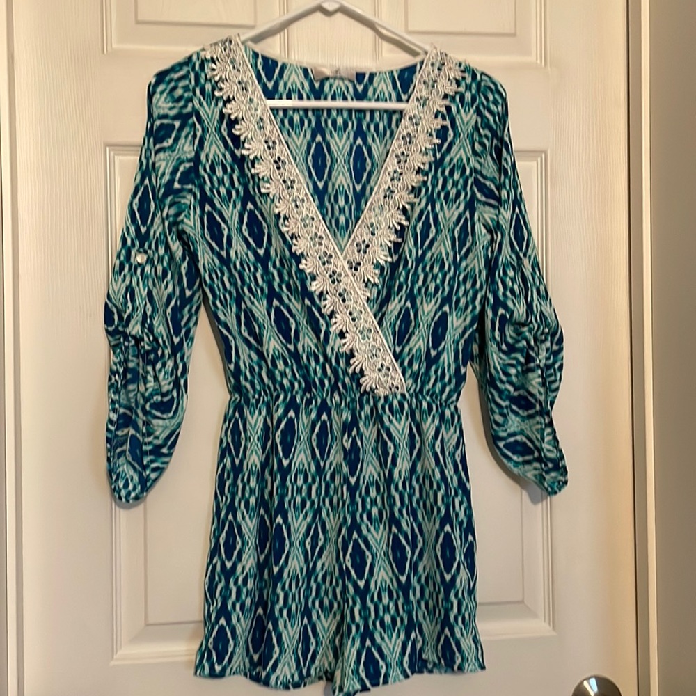 Blue boutique find romper